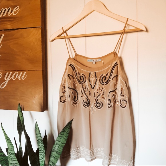 Boho Embroidered Tank - Picture 3 of 8